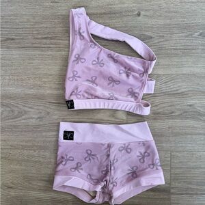 Kandi Kouture Pink Bow Set